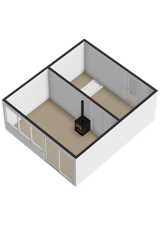 Floorplan - Paulus Potterstraat 40, 3751 VB Bunschoten-Spakenburg